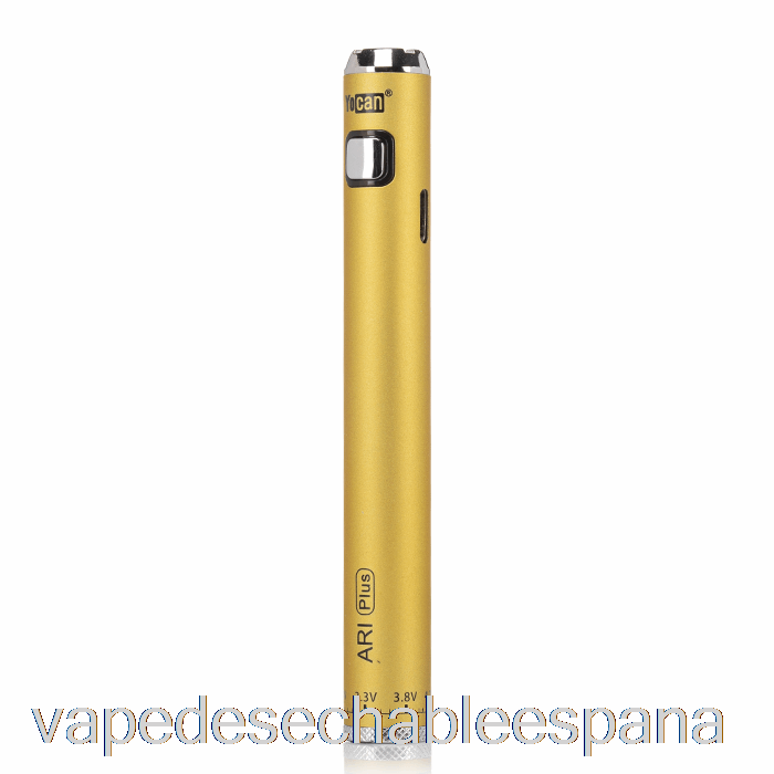 Vape Desechable España Yocan Ari Plus 900mah Bateria Oro